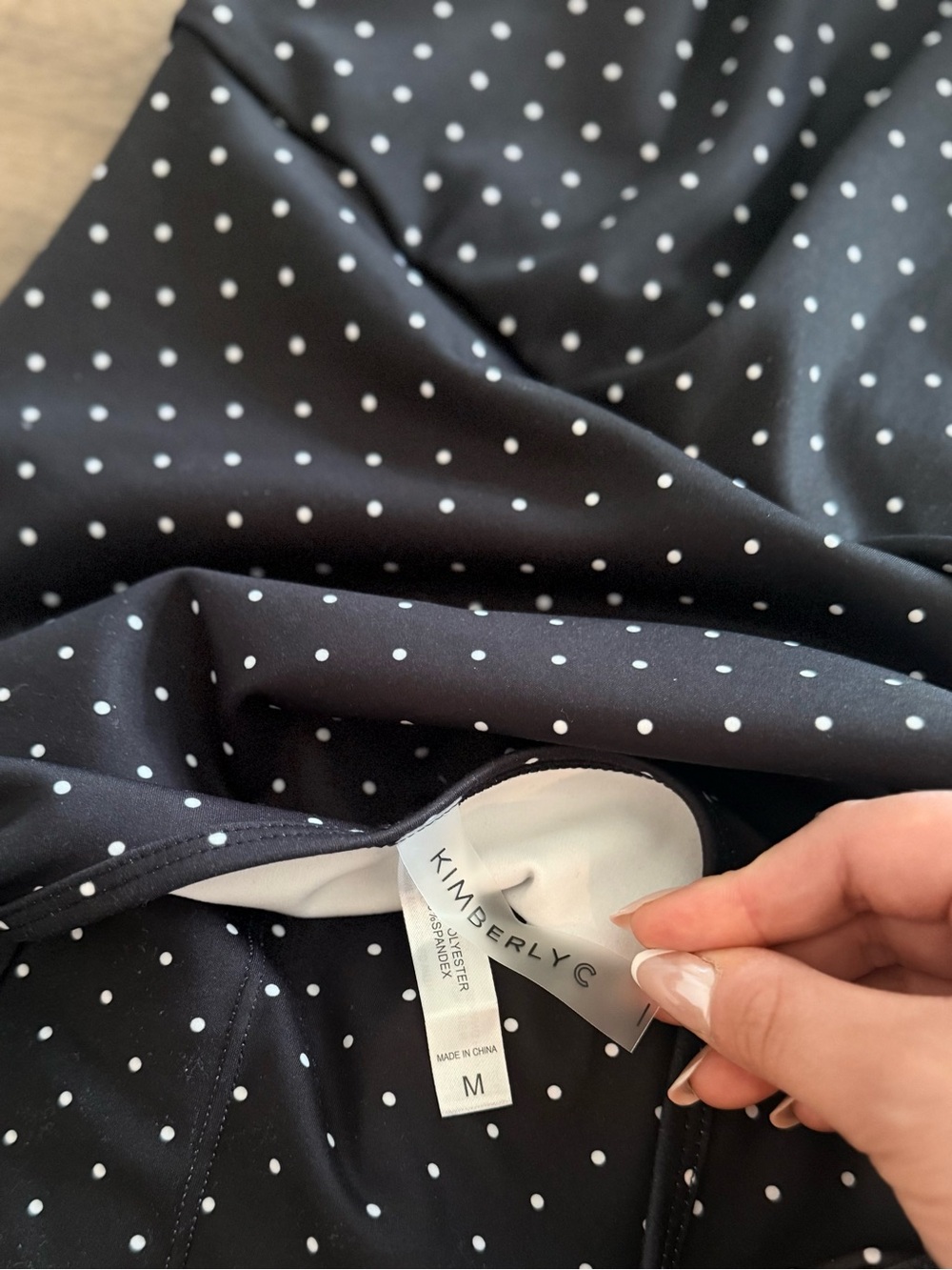Drop Waist Polka Dot Athletic Dress - Picture 4 of 4